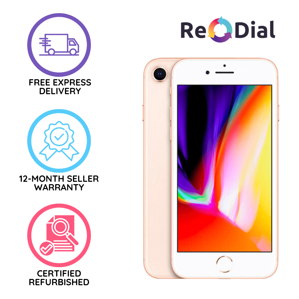 Refurbished Apple iPhone 8 Plus - Acceptable Condition - ReDial Refurbished Apple iPhone 8 Plus - Acceptable Condition - ReDial